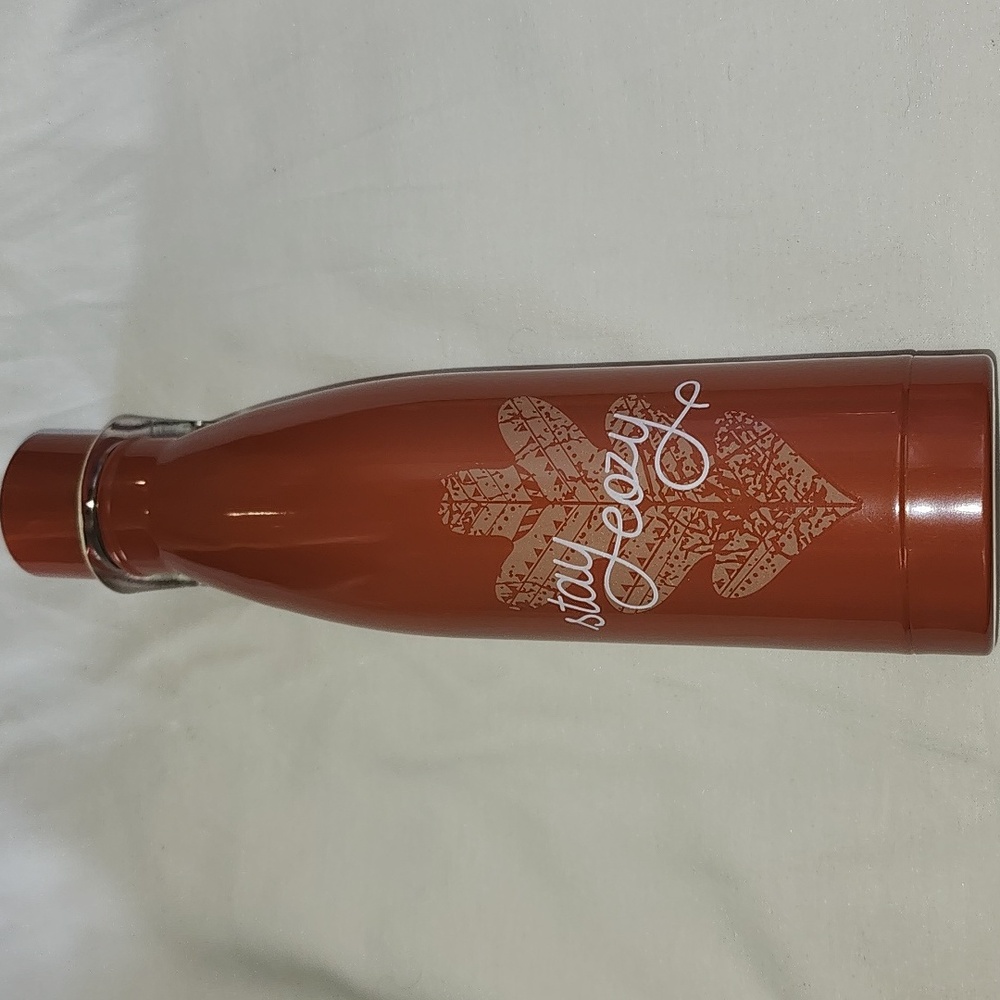 NWT Fall Themed Wellness Double Wall Stainless Steel Insulated Bottle